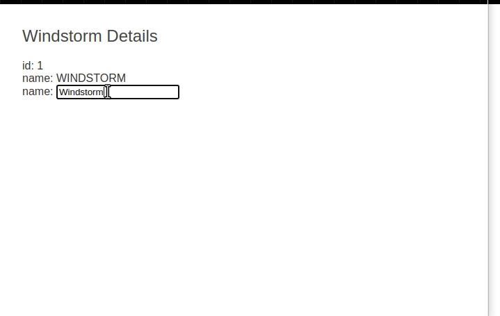 Two Way Data Binding