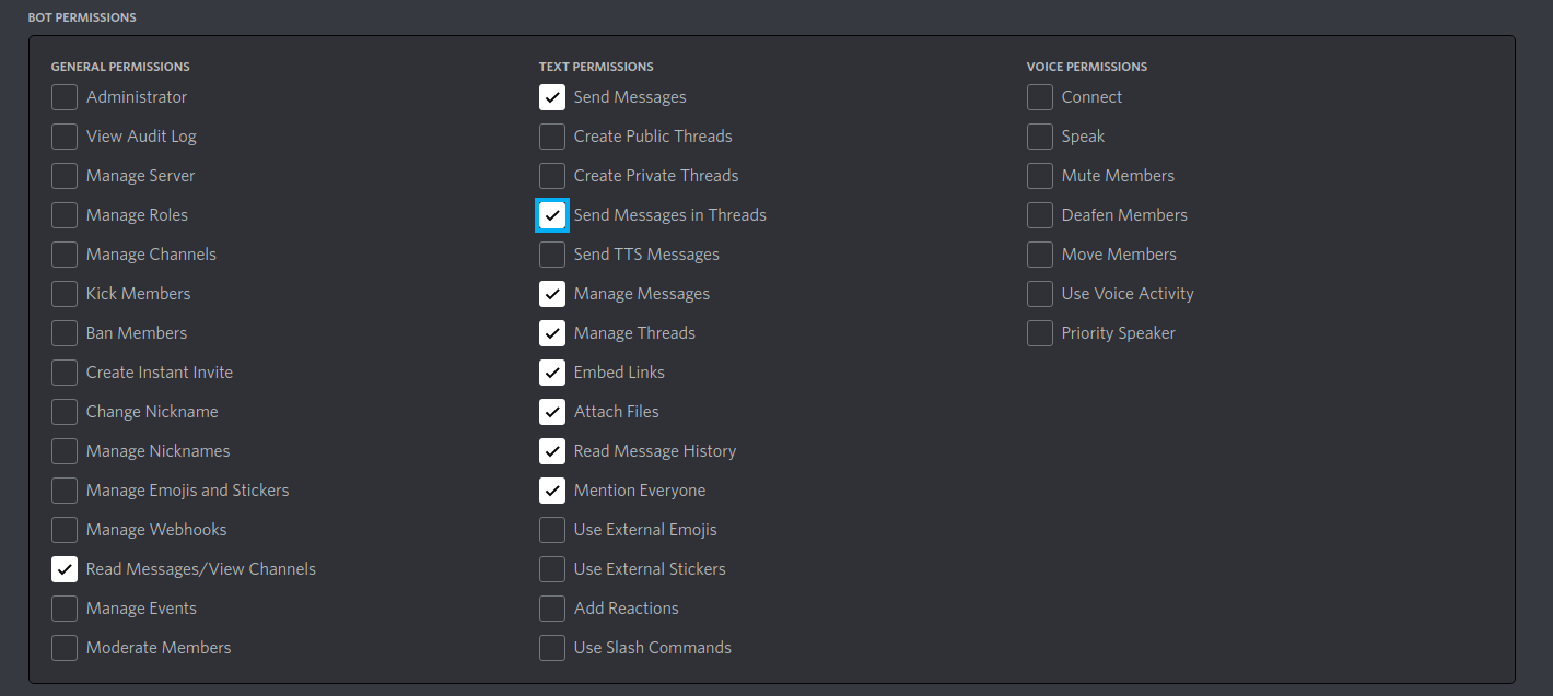 bot permissions