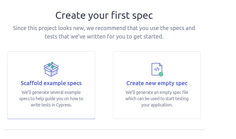 Create spec file