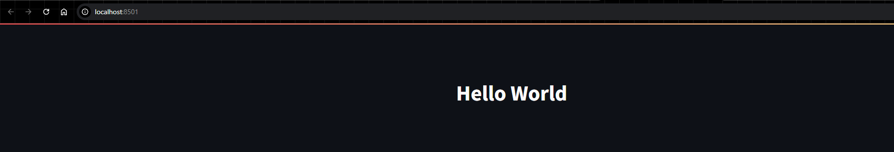 Streamlit Hello World